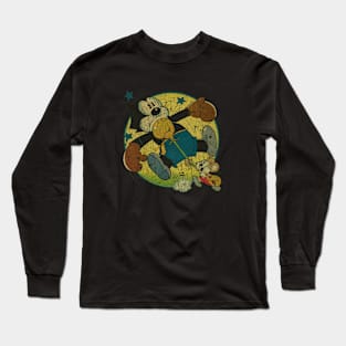 FELIX THE CAT BOXING -  RETRO STYLE Long Sleeve T-Shirt